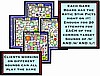 S, R, AND/OR L Combo Game Boards!