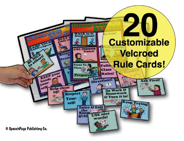 CUSTOMIZABLE Classroom Rules Chart 2A